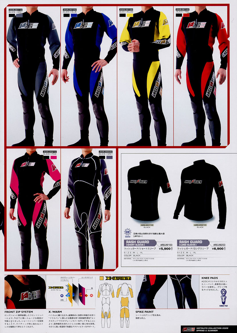 ANGEL DEATH CREWウェットスーツ ANGEL DEATH CREWウェットスーツ SEEKER ウエットスーツ